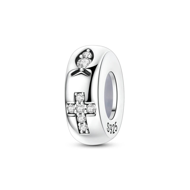 Charms Beads Pendant 925 Sterling Silver