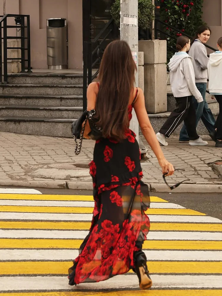 Fashion Strapless Long Dress Casual Chic