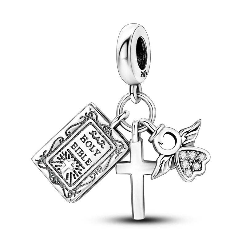Charms Beads Pendant 925 Sterling Silver