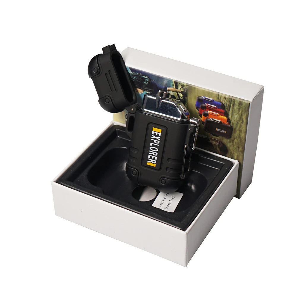 Waterproof Dual Arc USB Charging Lighter