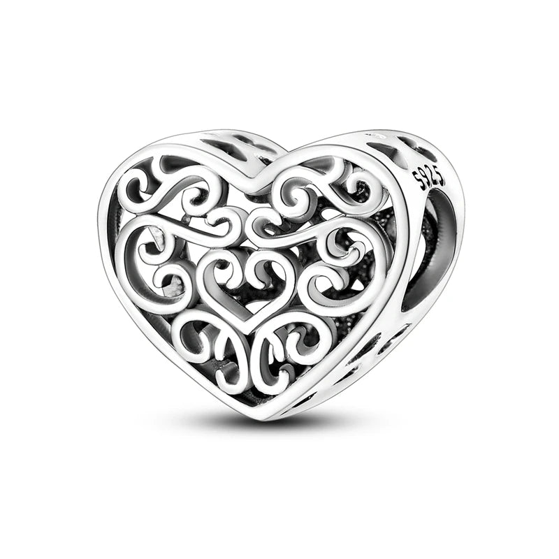 Charms Beads Pendant 925 Sterling Silver
