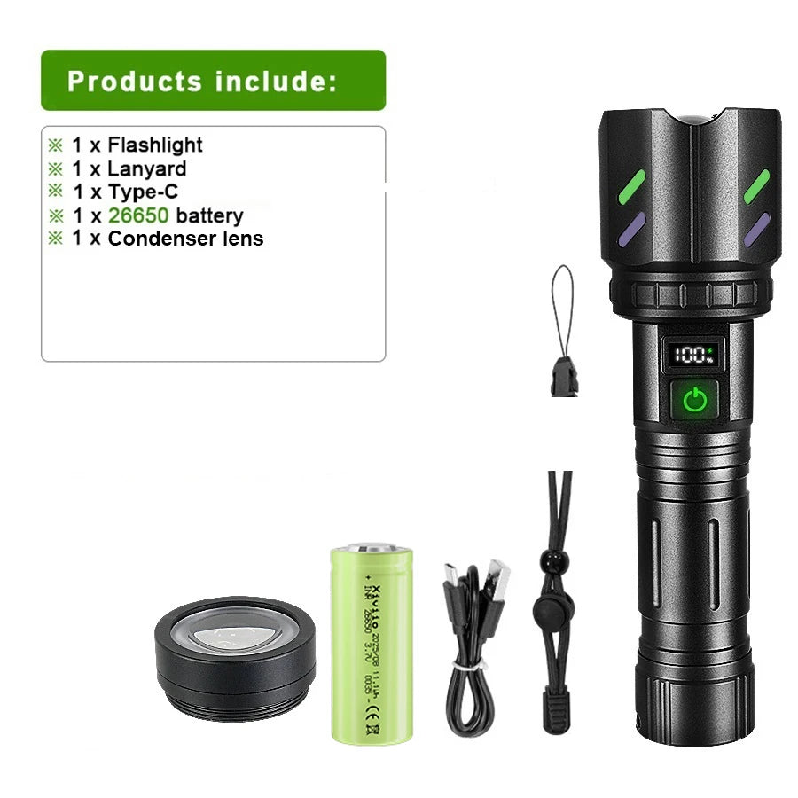 Super Powerful Ignition Flashlight Rechargeable