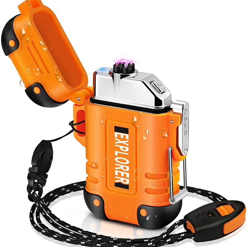 Waterproof Dual Arc USB Charging Lighter
