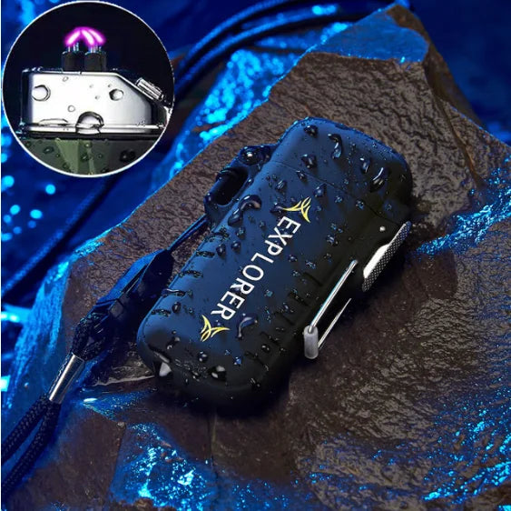 Waterproof Dual Arc USB Charging Lighter