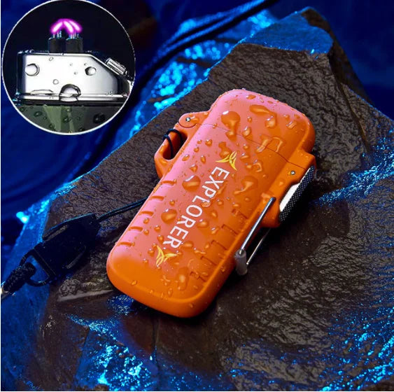 Waterproof Dual Arc USB Charging Lighter