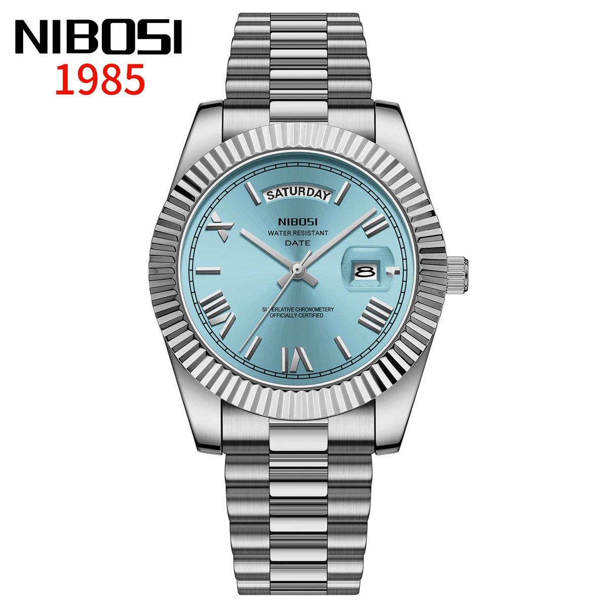 NIBOSI Men's Stainless Steel Quartz Watch