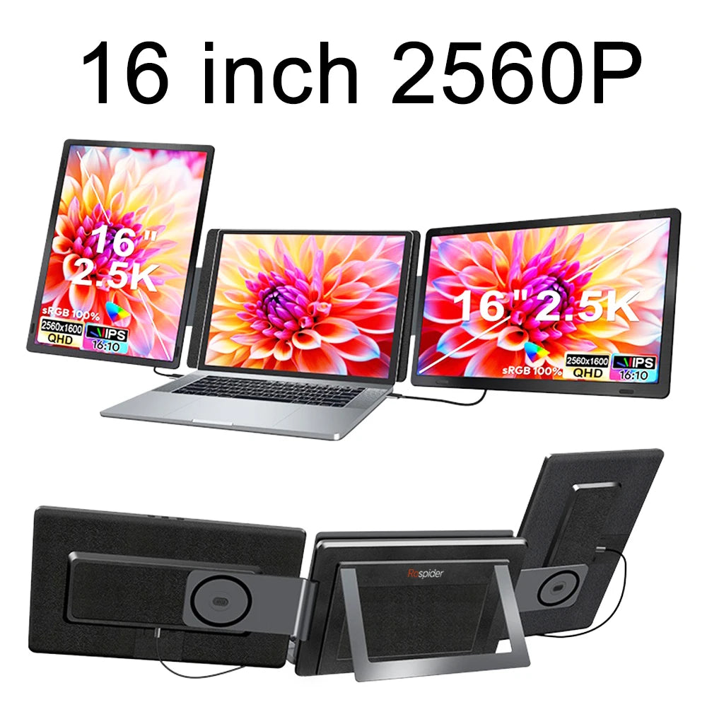 Triple Expandable Monitor High Definition