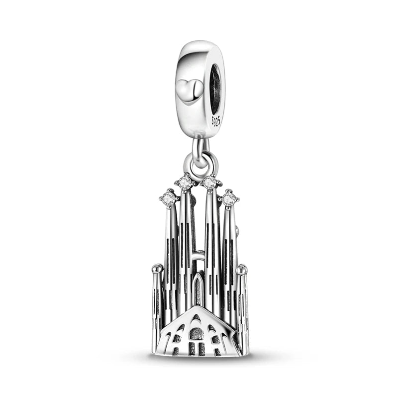 Charms Beads Pendant 925 Sterling Silver