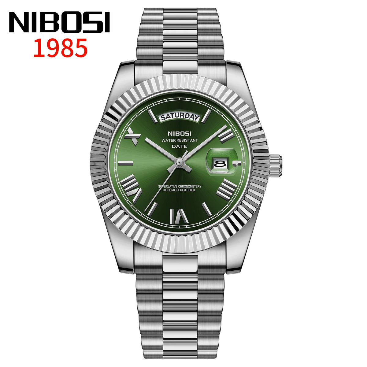 NIBOSI Men's Stainless Steel Quartz Watch