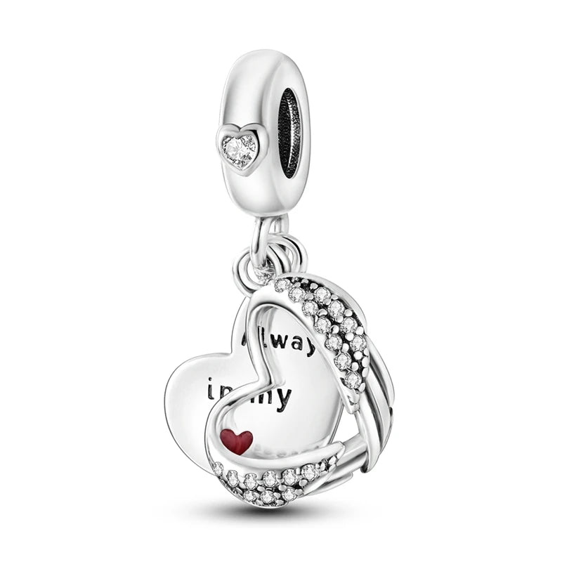 Charms Beads Pendant 925 Sterling Silver