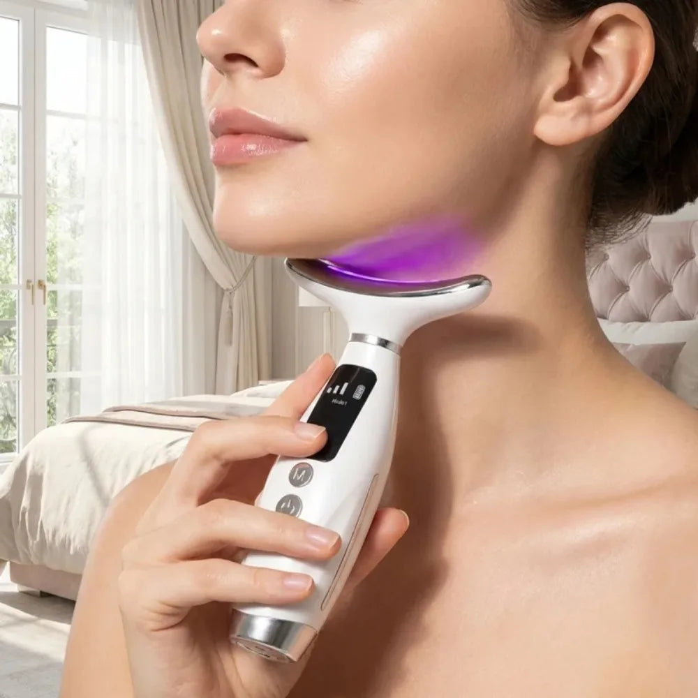 Neck Face Lifting Massager LED Photon Therapy