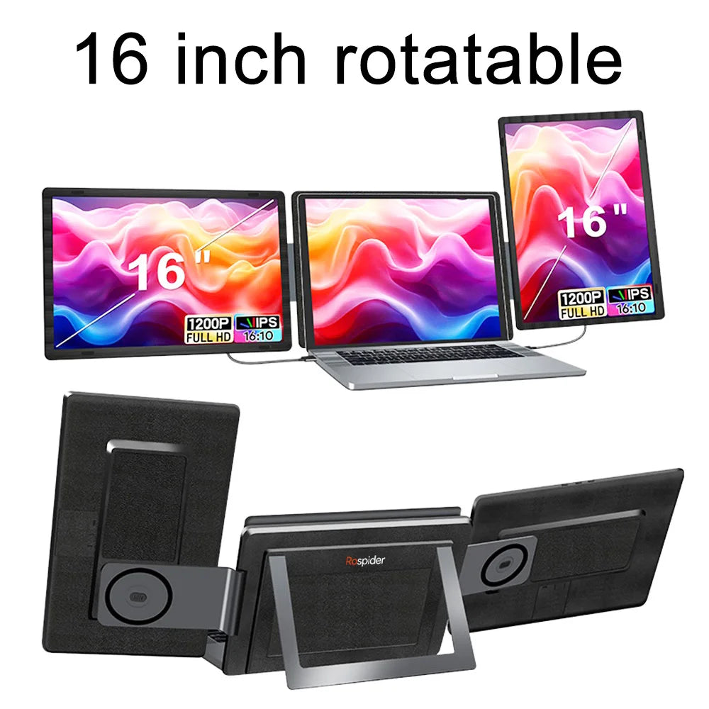 Triple Expandable Monitor High Definition