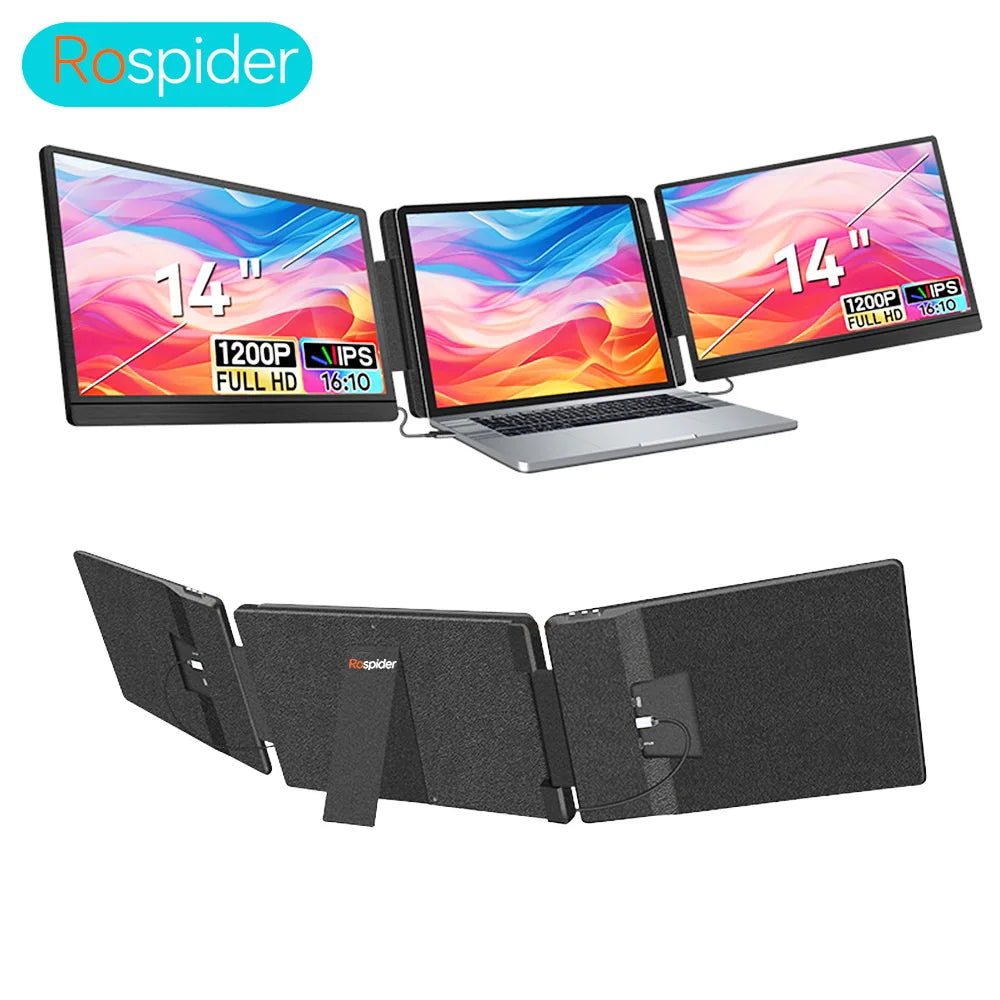 Triple Expandable Monitor High Definition