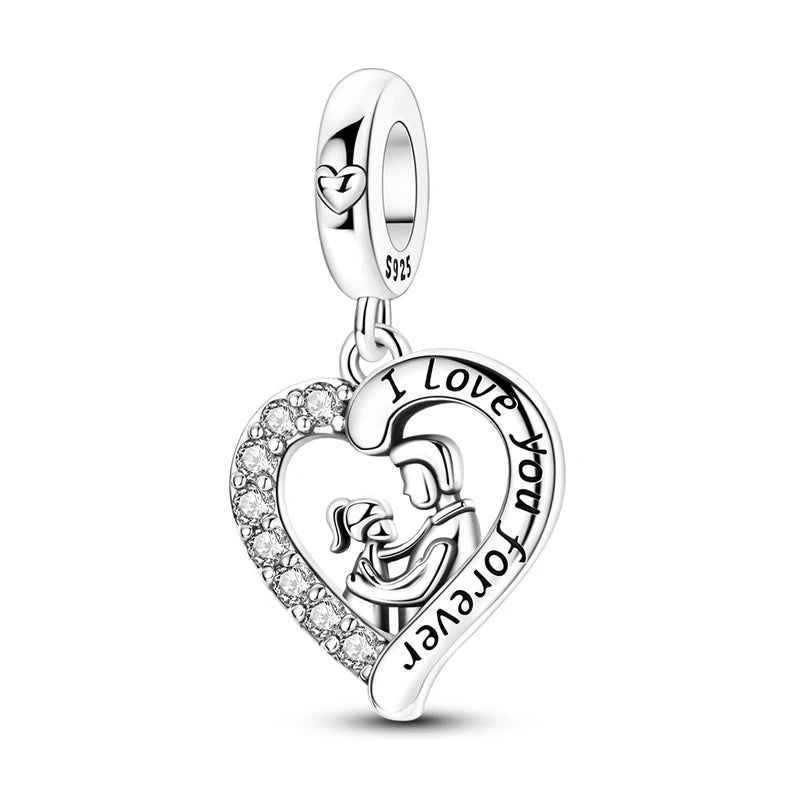 Charms Beads Pendant 925 Sterling Silver