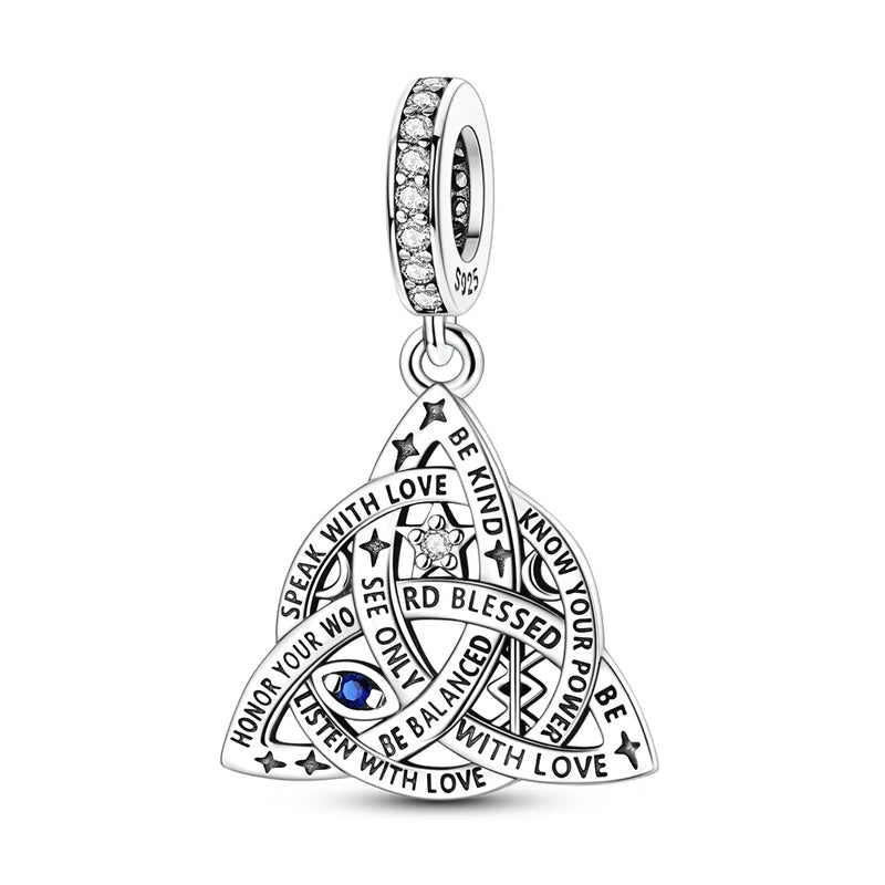 Charms Beads Pendant 925 Sterling Silver