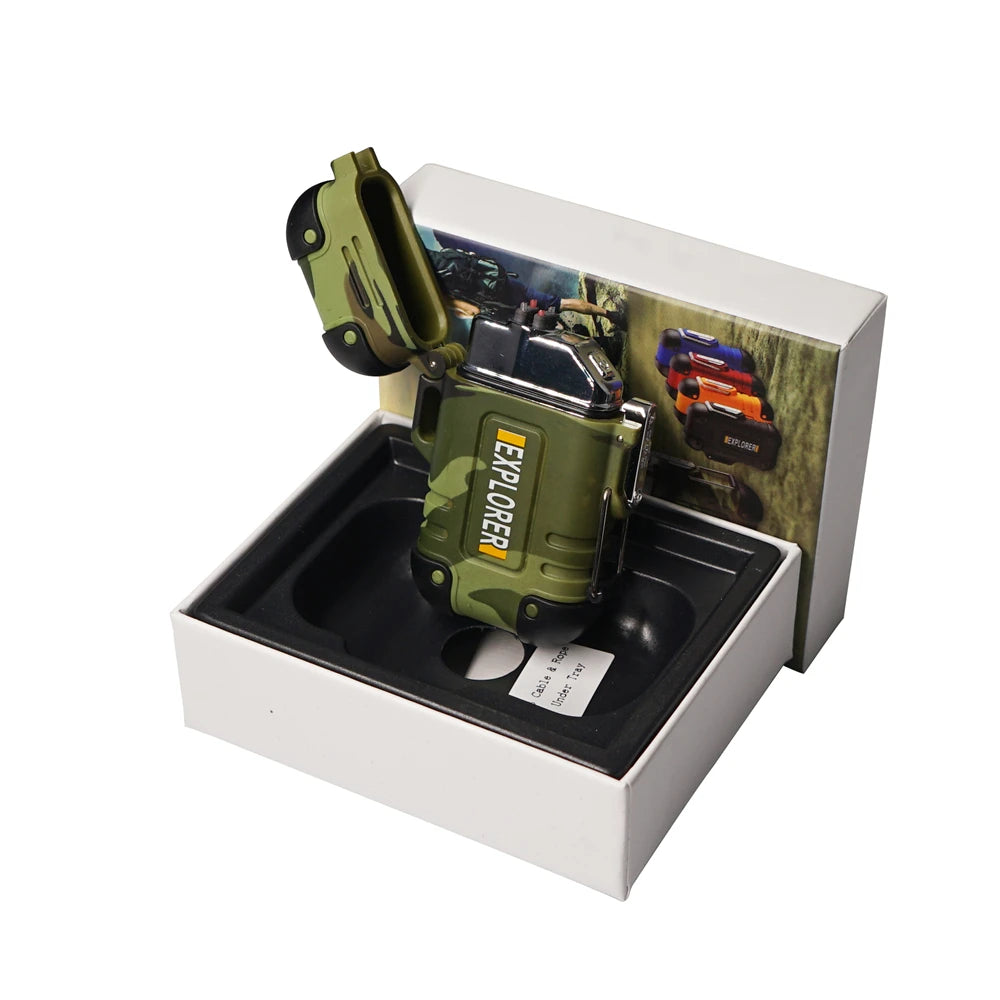 Waterproof Dual Arc USB Charging Lighter