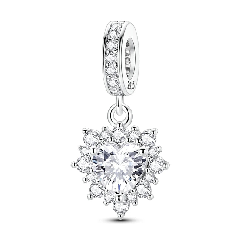 Charms Beads Pendant 925 Sterling Silver