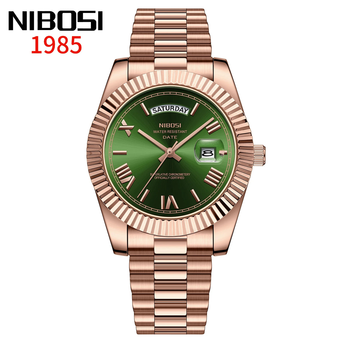 NIBOSI Men's Stainless Steel Quartz Watch