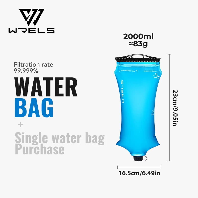 Water Filter Straw Foldable BPA-Free Filtration Bag